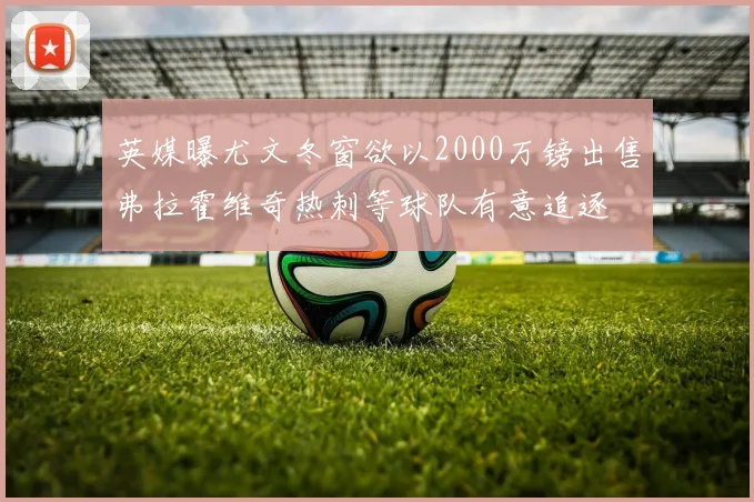 英媒曝尤文冬窗欲以2000万镑出售弗拉霍维奇热刺等球队有意追逐